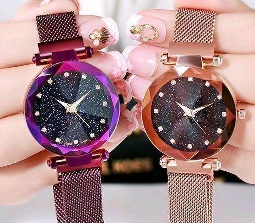 Luxce Diamond Dial Watch (BUY ONE GET ONE FREE)