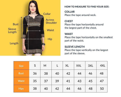 Pretty Crepe Printed Calf Length Straight Kurtis(Buy 1 Get 1 Free) - Luxce.in